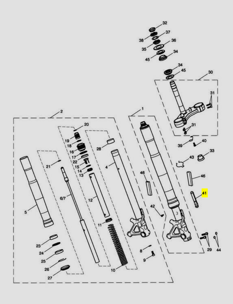 QTY 2 | 05-12 Triumph Speed Triple 1050 Tiger Front Mudguard Bracket T2046205