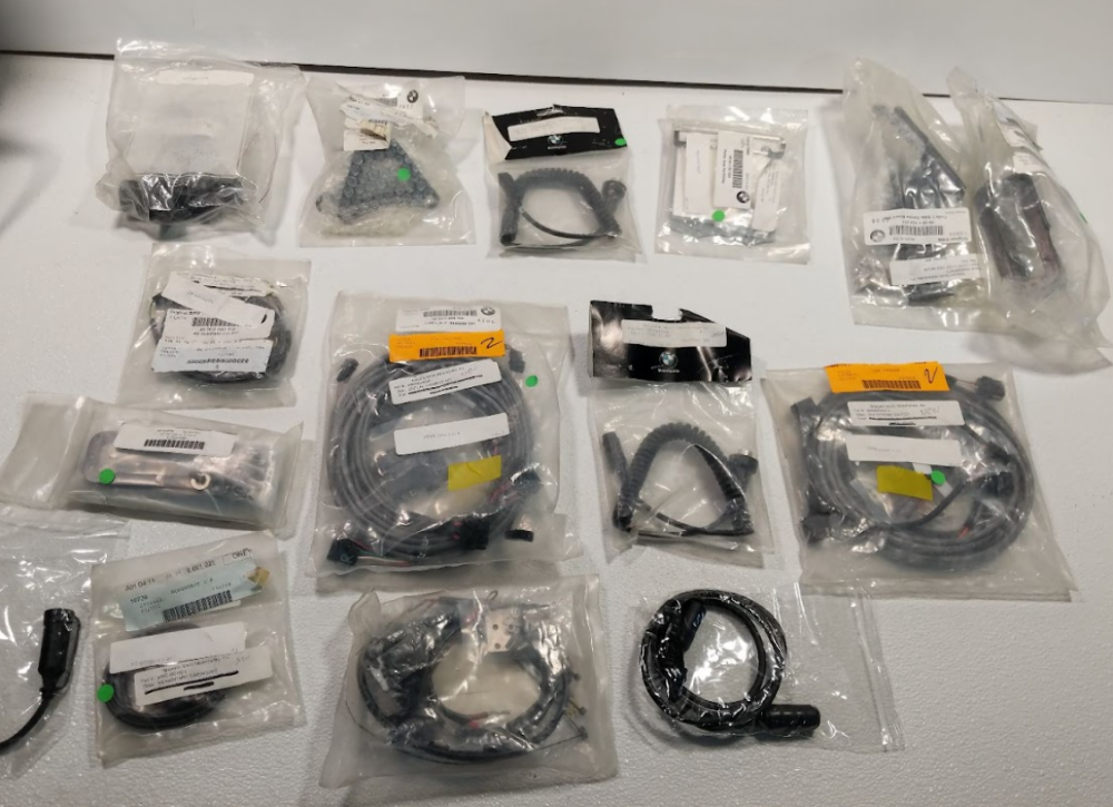 ASSORTED CALIFORNIA HIGHWAY PATROL (CHP) BMW PARTS POLICE BIKE