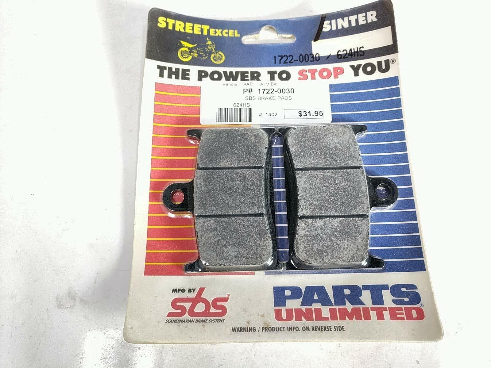 Parts Unlimited SBS Brake Pads 1722-0030