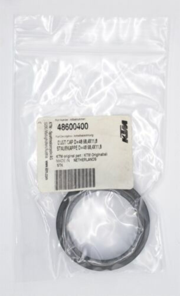 KTM Dust Cap D=48 58.4x11.8 Part Number 48600400