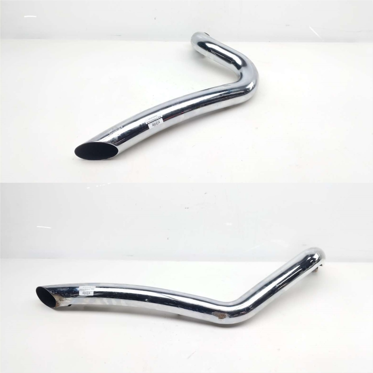 09 Harley Sportster 1200 Low XL1200L Vanes & Hines Exhaust Header Head Pipe Muffler