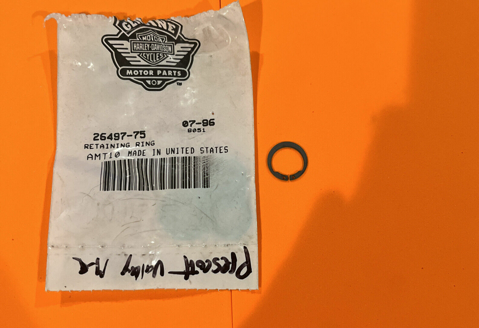 Harley Davidson Oil Pump O-Ring 26497-75 QTY 2