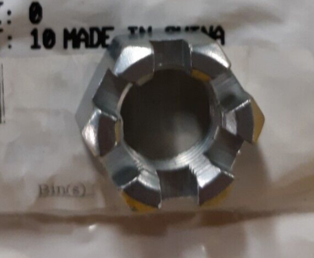 Harley Davidson QTY2 Hex Castle Nut 7823