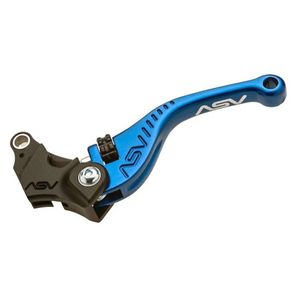 ASV F3 Blue Shorty Unbreakable Folding Brake Lever CRF340-SB