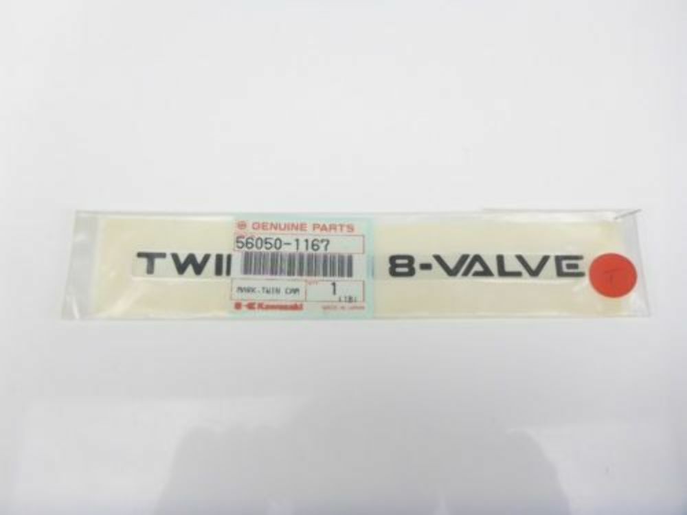Kawasaki EX 500 Mark Emblem Badge Twin Cam 8-Valve 56050-1167