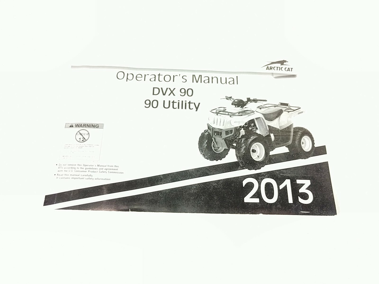 2013 Arctic Cat DVX 90 Operator's Manual 2259-428