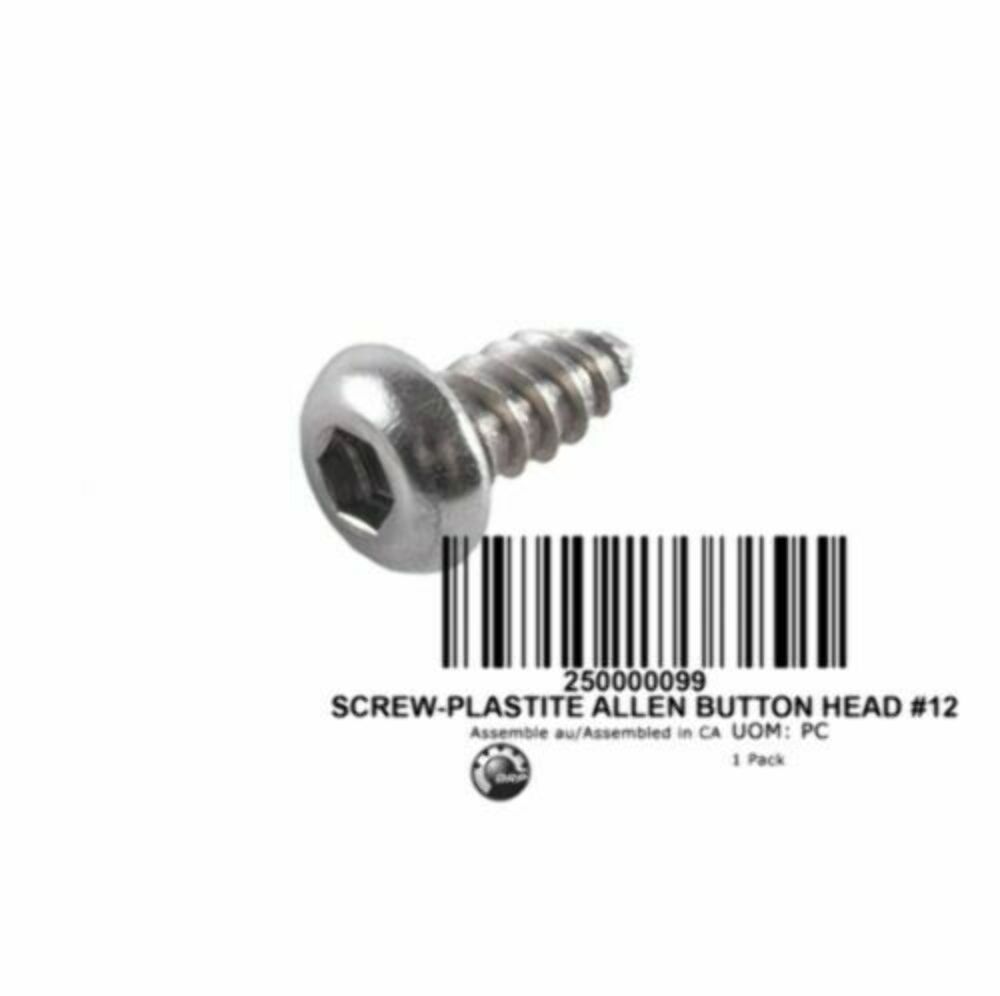 Seadoo OEM SCREW-PLASTITE ALLEN BUTTON HEAD #12 250000099 G