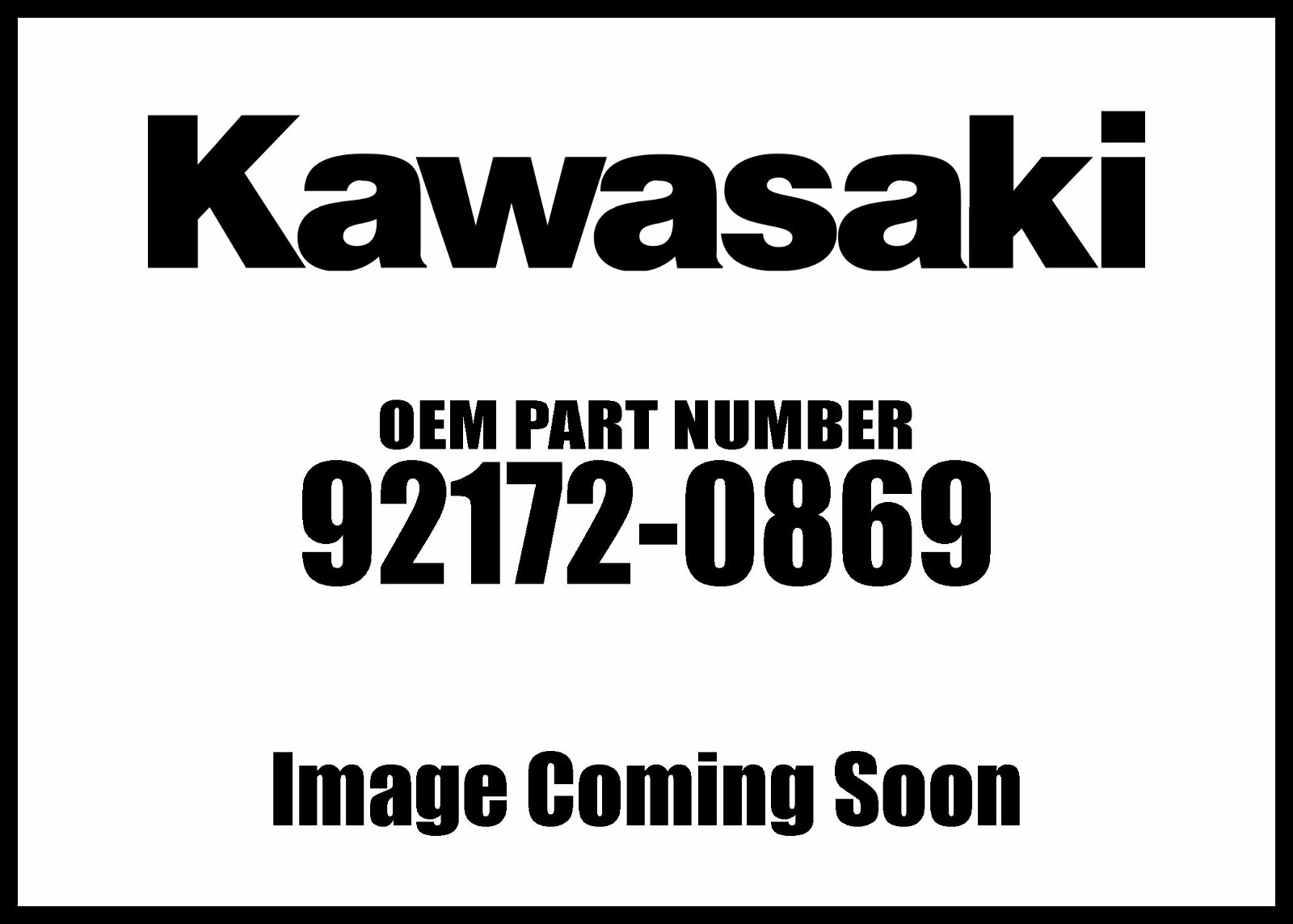 Kawasaki 2013-2020 Teryx4 Teryx Screw Tapping 6X16 92172-0869 New Oem S