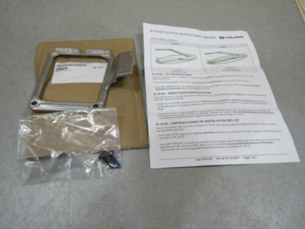 Polaris R-19-02-B Bulletin Clutch Outlet Duct Mount Service Update Kit 2208479 P