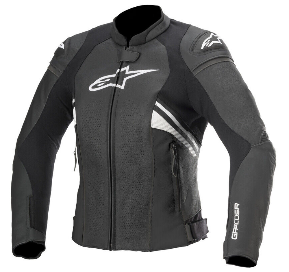 Alpinestars Stella Womens GP+ R V3 AF Black White Jacket SIZE 6 4023000642