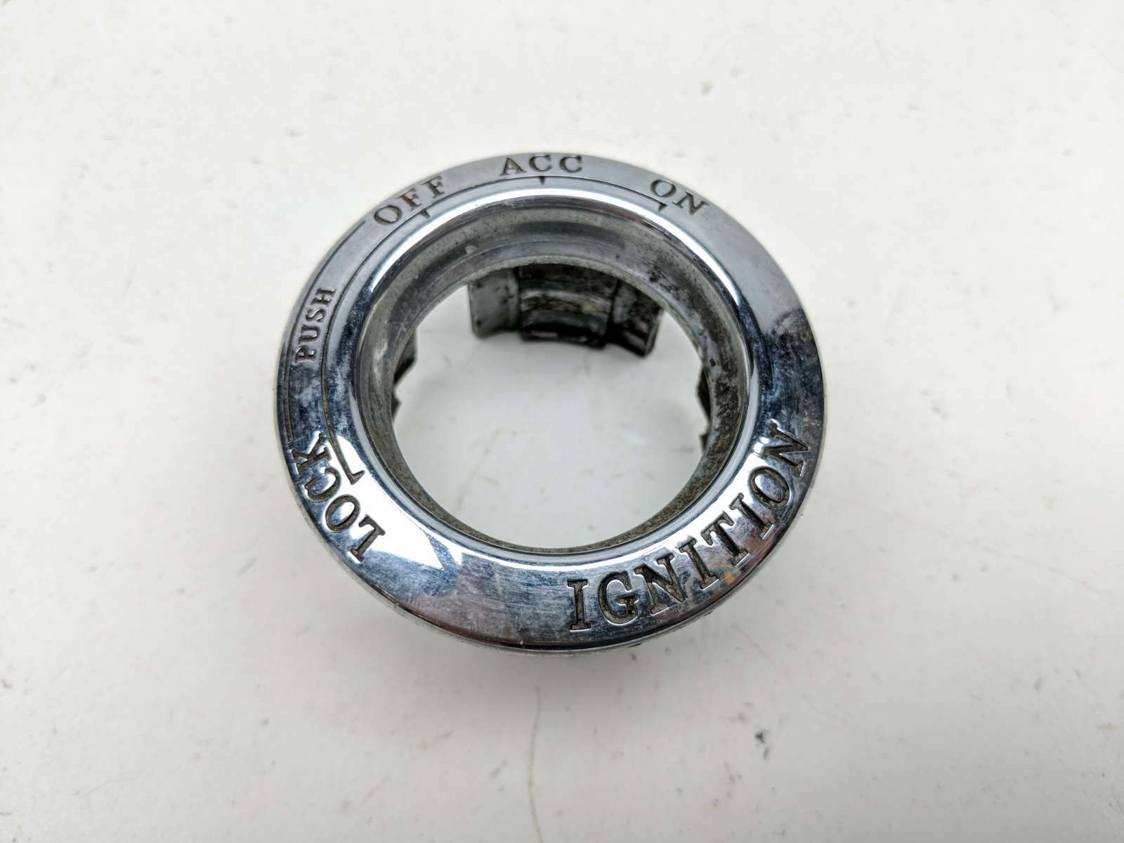 09 Kawasaki Vulcan 1700 Classic Anniversary Ignition Switch Bezel Ring Cover