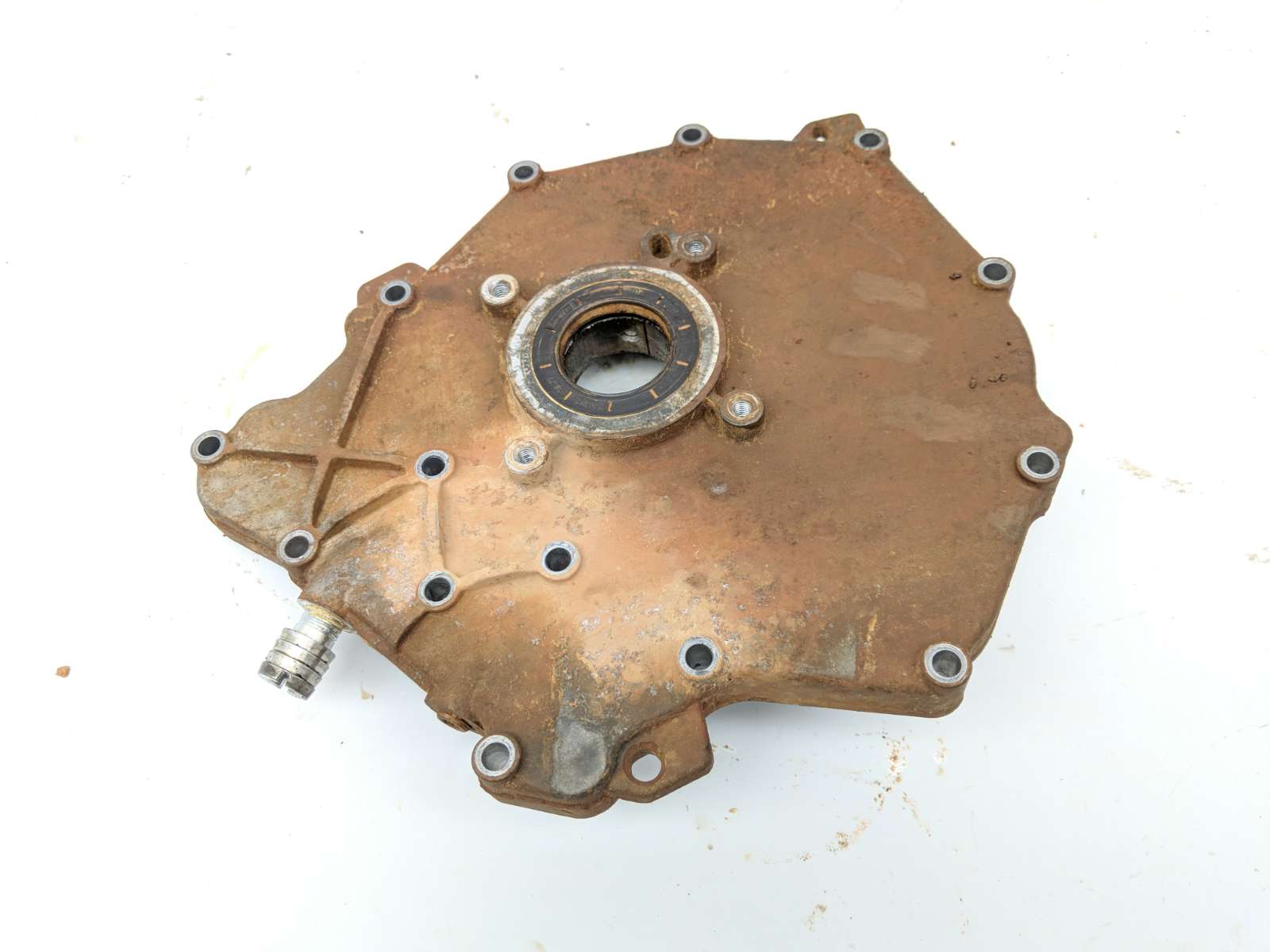 14 Can Am Maverick 1000R X RS DPS Engine Motor Side Timing Cover