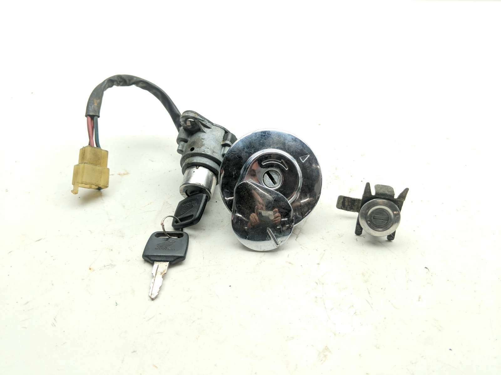 96 Honda Shadow Ace VT1100 C2 Lock Set Ignition Switch Cap And Key