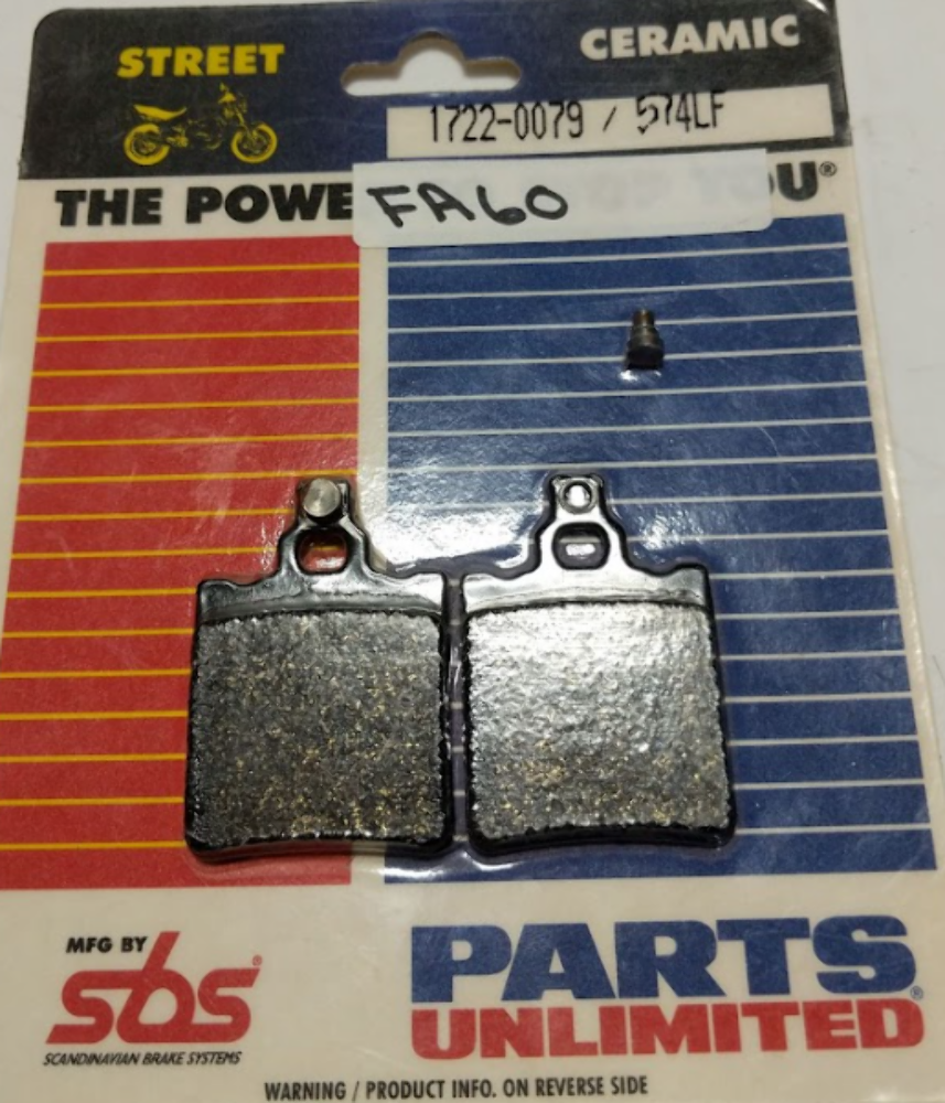 SBS 574LF Street Ceramic brake pads 1722-0079