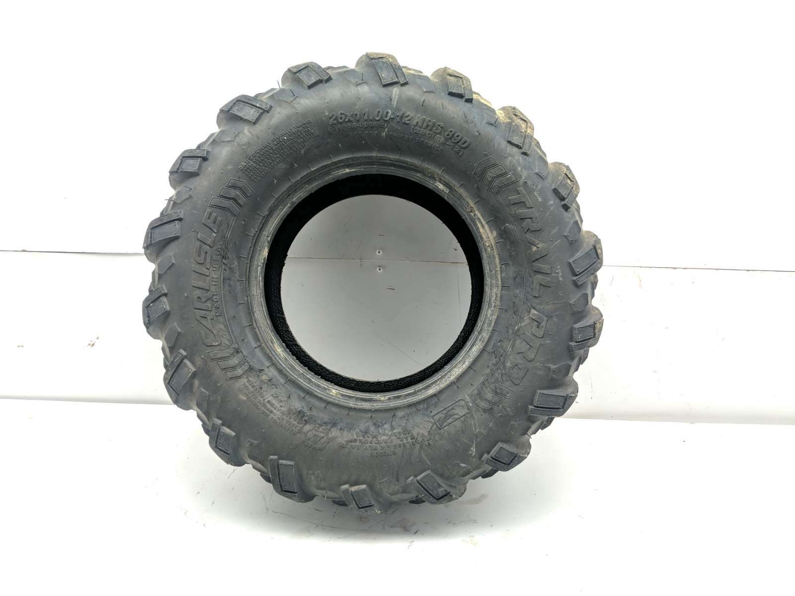 14 Polaris Ranger XP 900 EPS Rear Tire Carlisle Trail Pro 26 x 11-12 (A)