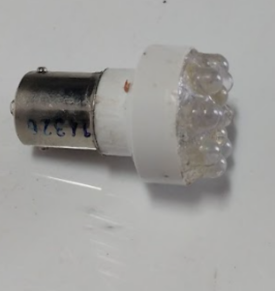 DRAG SPECIALTIES Kuryakyn Red Type 1156 Single-Circuit LED Bulb 2060-0335
