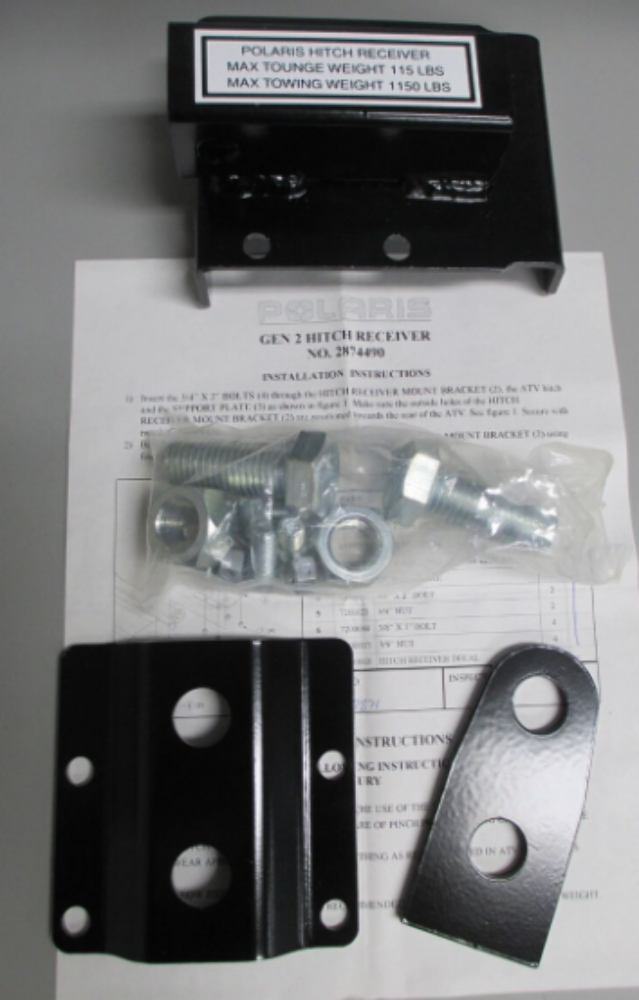 Polaris HITCH SQR TUBE RECEIVER ATVs 2874490