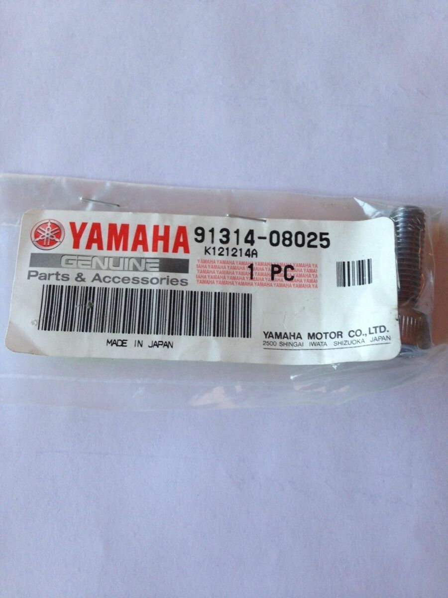 QTY 2 | Yamaha Bolt Socket 91314-08025 OEM Motorcycle ATV UTV