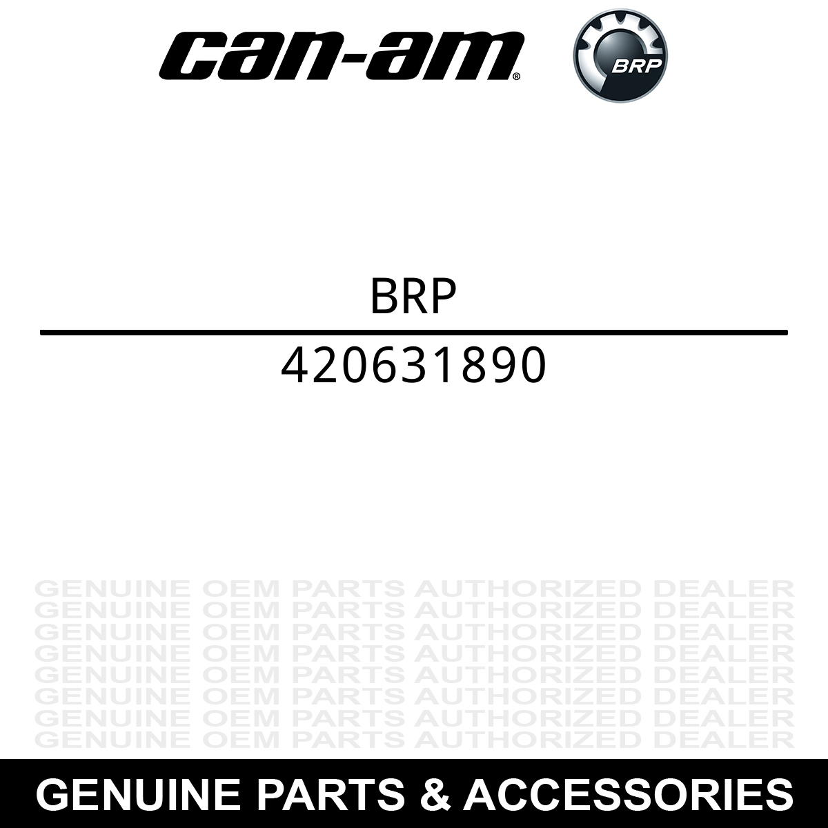 BRP 420631890 Can-Am Ski-Doo O-Ring