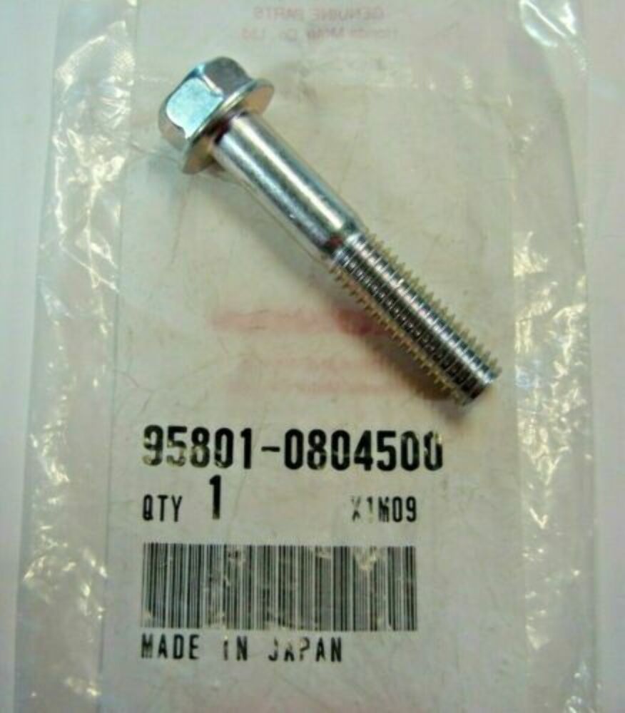 Honda CM450 TRX500 CBR600 Bolt 95801-0804500 NEW OEM
