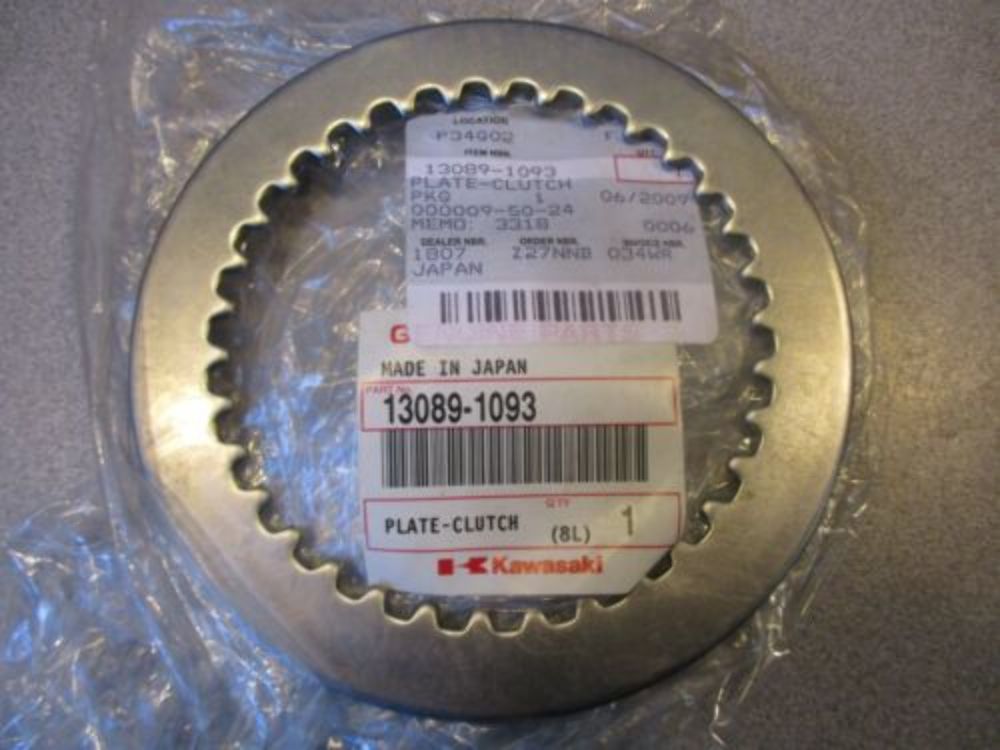 Kawasaki 2005-2020 Ninja Z1000 Plate Clutch T=2 3 13089-0008 New OEM