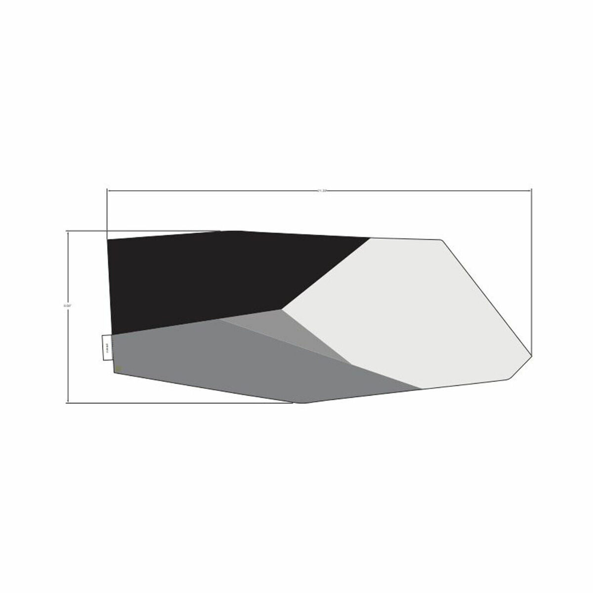 Polaris Door Decal Rear Right 7191315