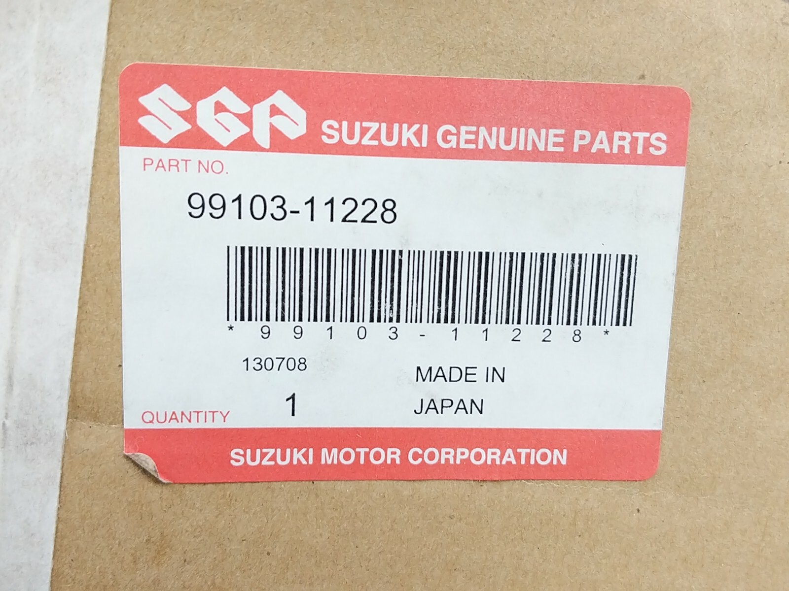 Suzuki GSXR1000 Computer CDI ECU ECM Box and Isc Valve Set 99103-11228