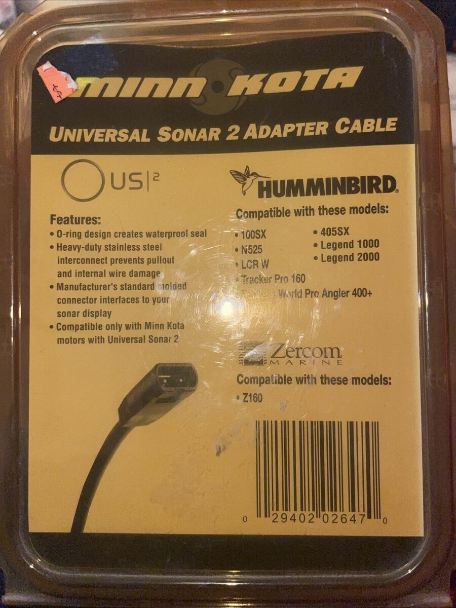 OEM Minn Kota Universal Sonar 2 Adapter Cable MKR-US2-4 03397532