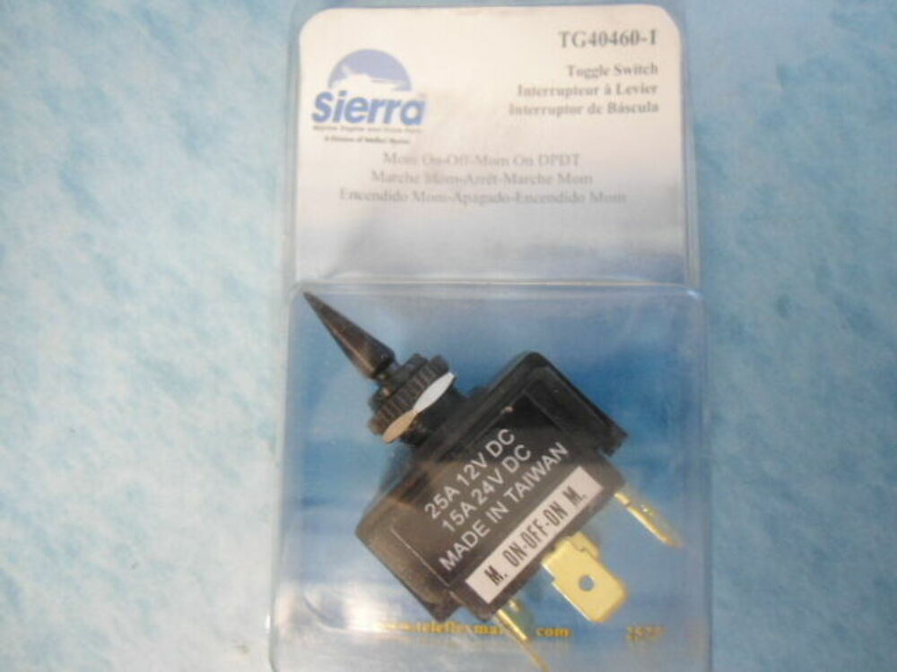 TG40460-1 Toggle Switch Sierra 1/2" MOUNTING HOLE 15AMPS 12V