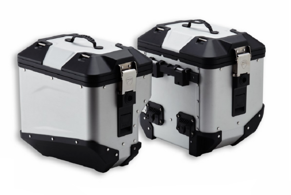 Ducati Desert X Multistrada V4 Aluminium Side Panniers Cases 96781731AA Genuine