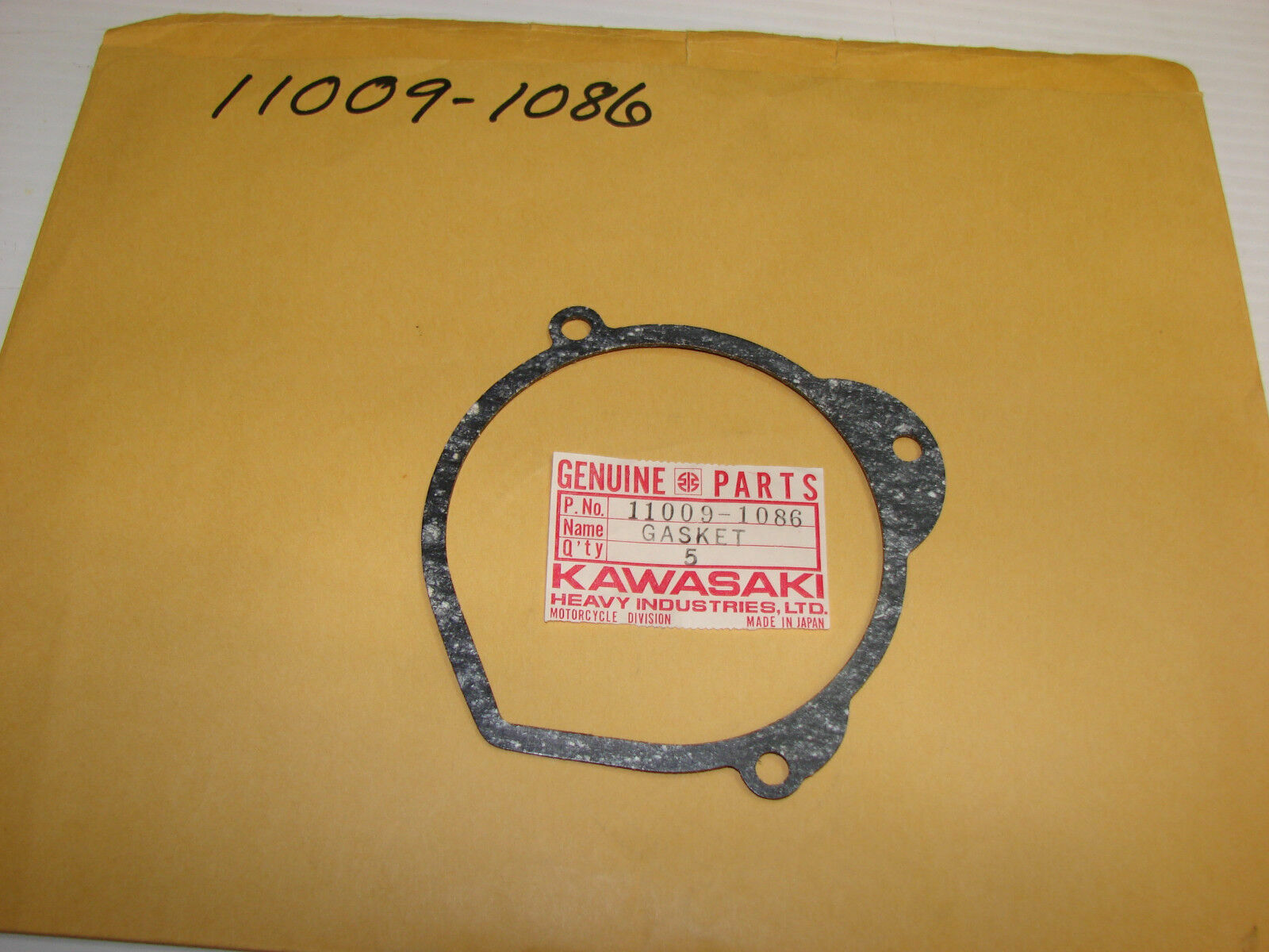 Kawasaki KZ1300 New Pulsing Coil Cap Gasket OEM 11009-1086 Obsolete