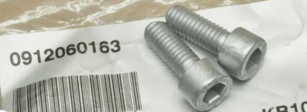 OEM KTM 0912060163 Exhaust Retaining Plate Mount Screw Qty 2