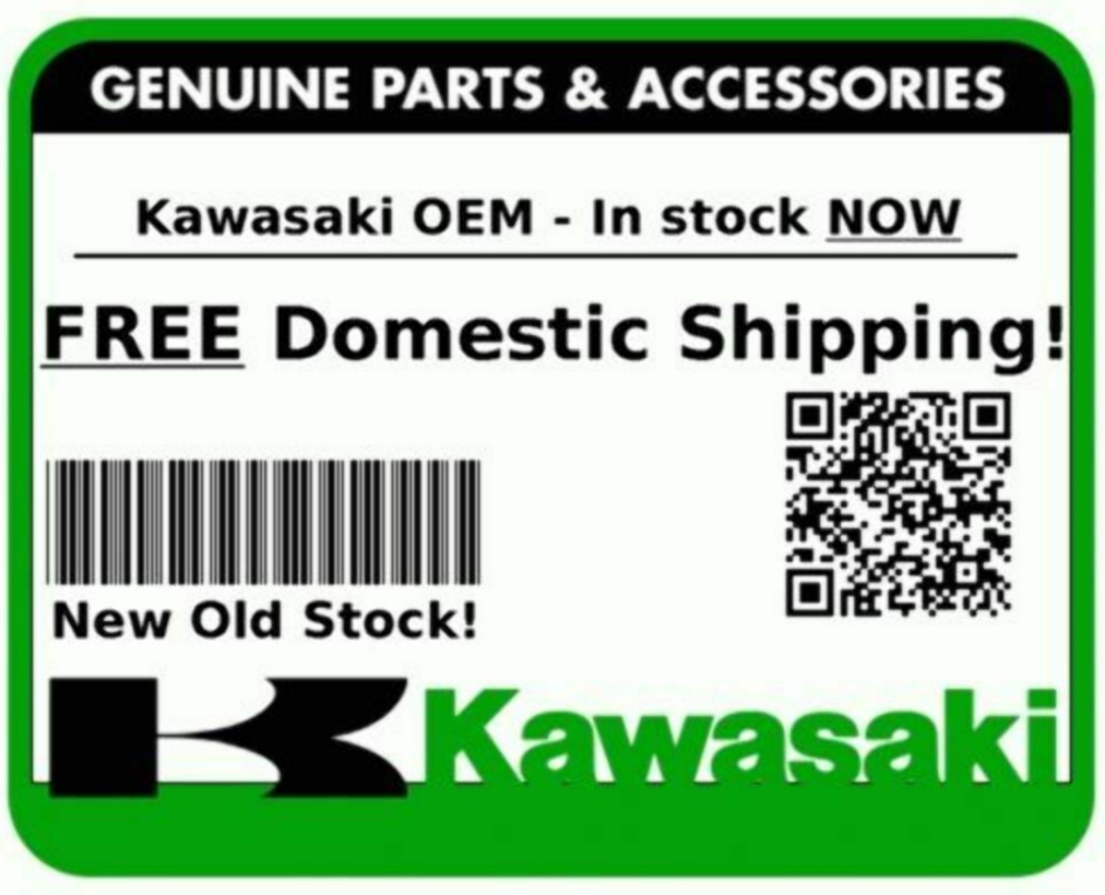 New OEM Kawasaki 41028-5014 Right Rear Outer Spoke Assembly NOS QTY 2