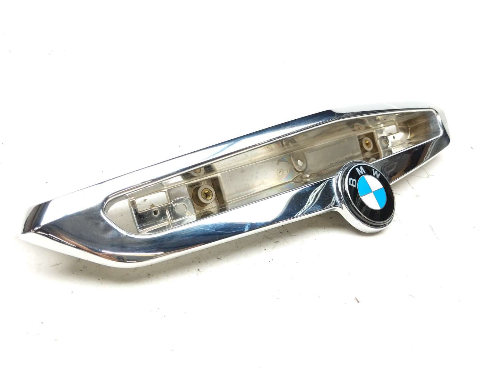 15 BMW K1600 GTL Top Luggage Case Chrome Cover Plate 46548521725