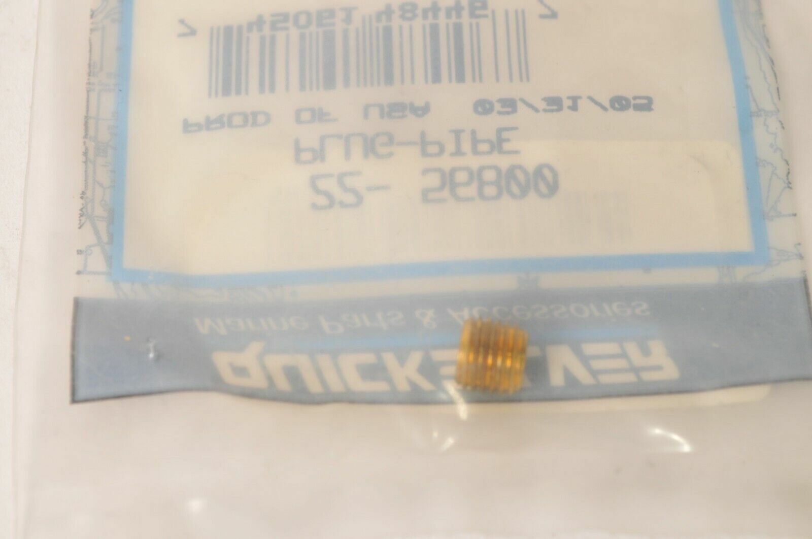 Mercury MerCruiser Quicksilver Plug,Pipe Alpha One Gen 2 Blackhawk ++ | 22-56800