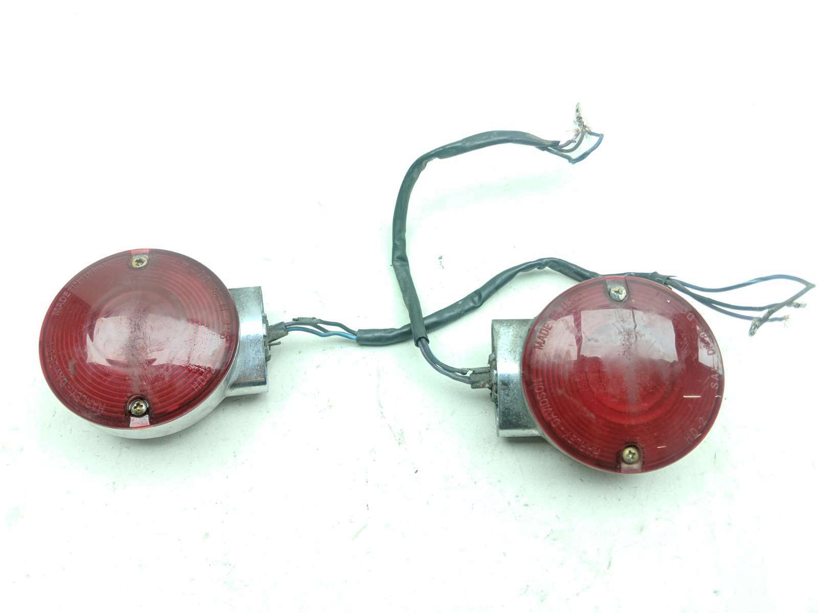 02 Harley Ultra Electra FLHTCUI Rear Turn Signal Flasher Indicator Lights