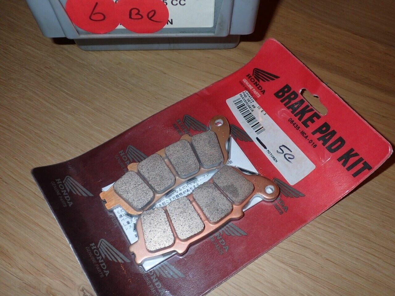 NEW OEM HONDA GL1800 BRAKE PAD SET 06435-MCA-016