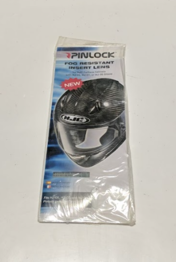 PINLOCK 68-201 A/F INSERT LENS CLEAR FOG RESISTANT HJC FULLFACE HELMETS