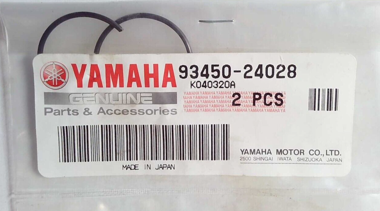 NOS YAMAHA 1998-2016 XV920 XT600 XT550 INNER CIRCLIP 93450-24028 NEW NOS QTY-3