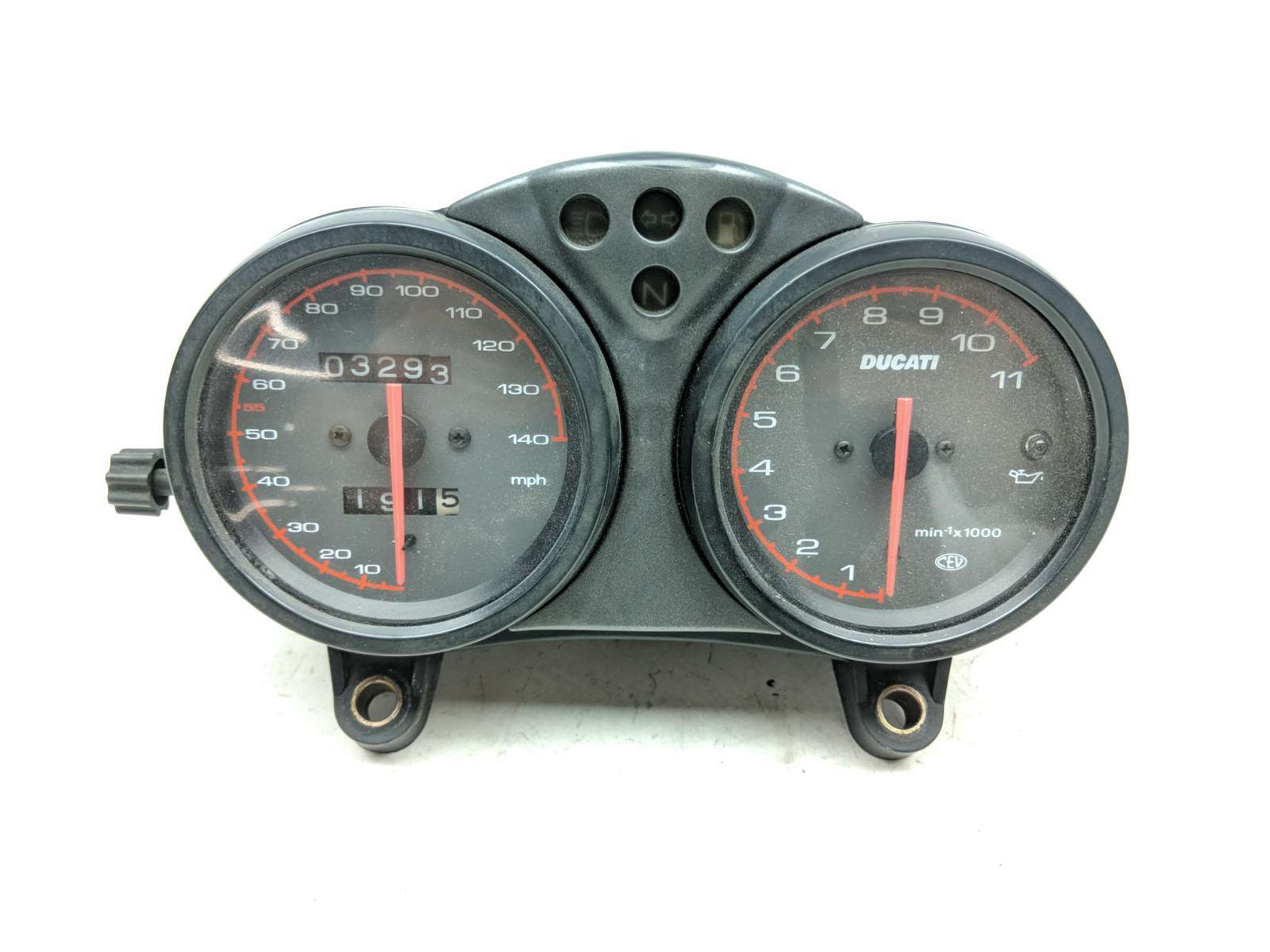 01 Ducati Monster 600 M600 Instrument Gauge Cluster Speedometer Tachometer