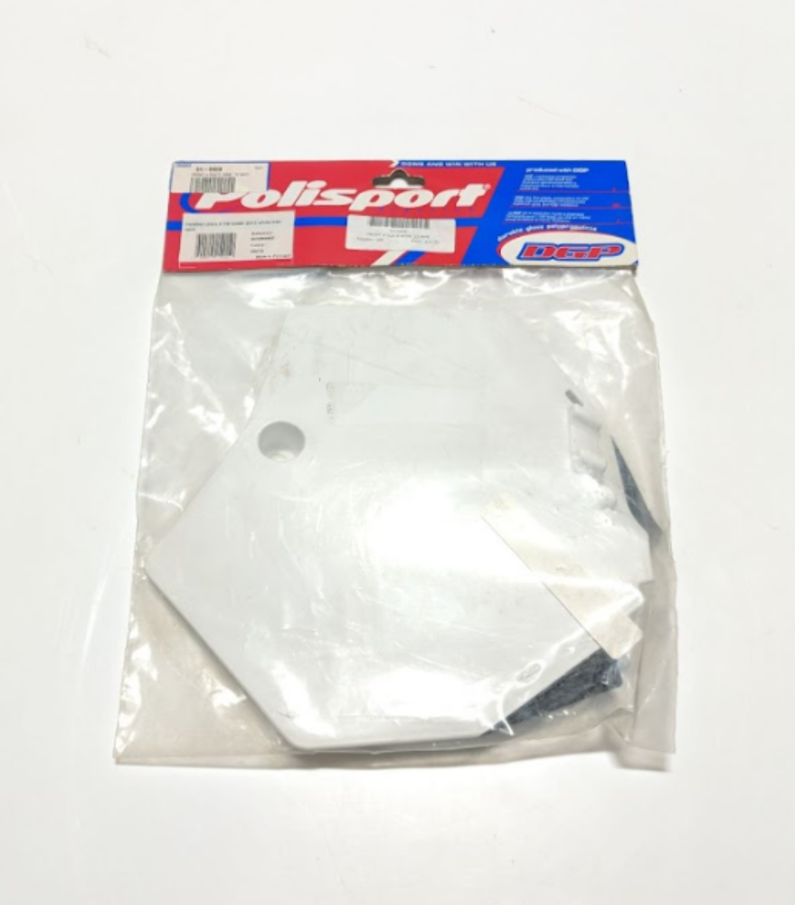 POLISPORT 64-6608 NUMBER PLATE KTM SX85 2013 WHITE OEM