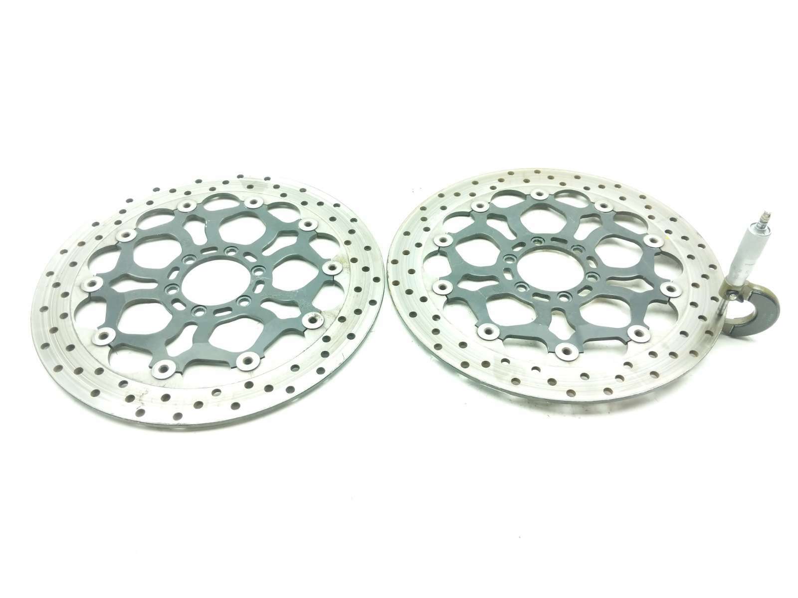 09 Moto Guzzi Stelvio 1200 Front Wheel Disc Brake Rotors