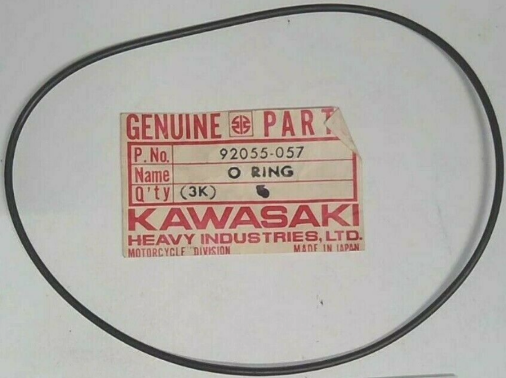 NOS Genuine Kawasaki Valve Cover O-Ring KD125 92055-057