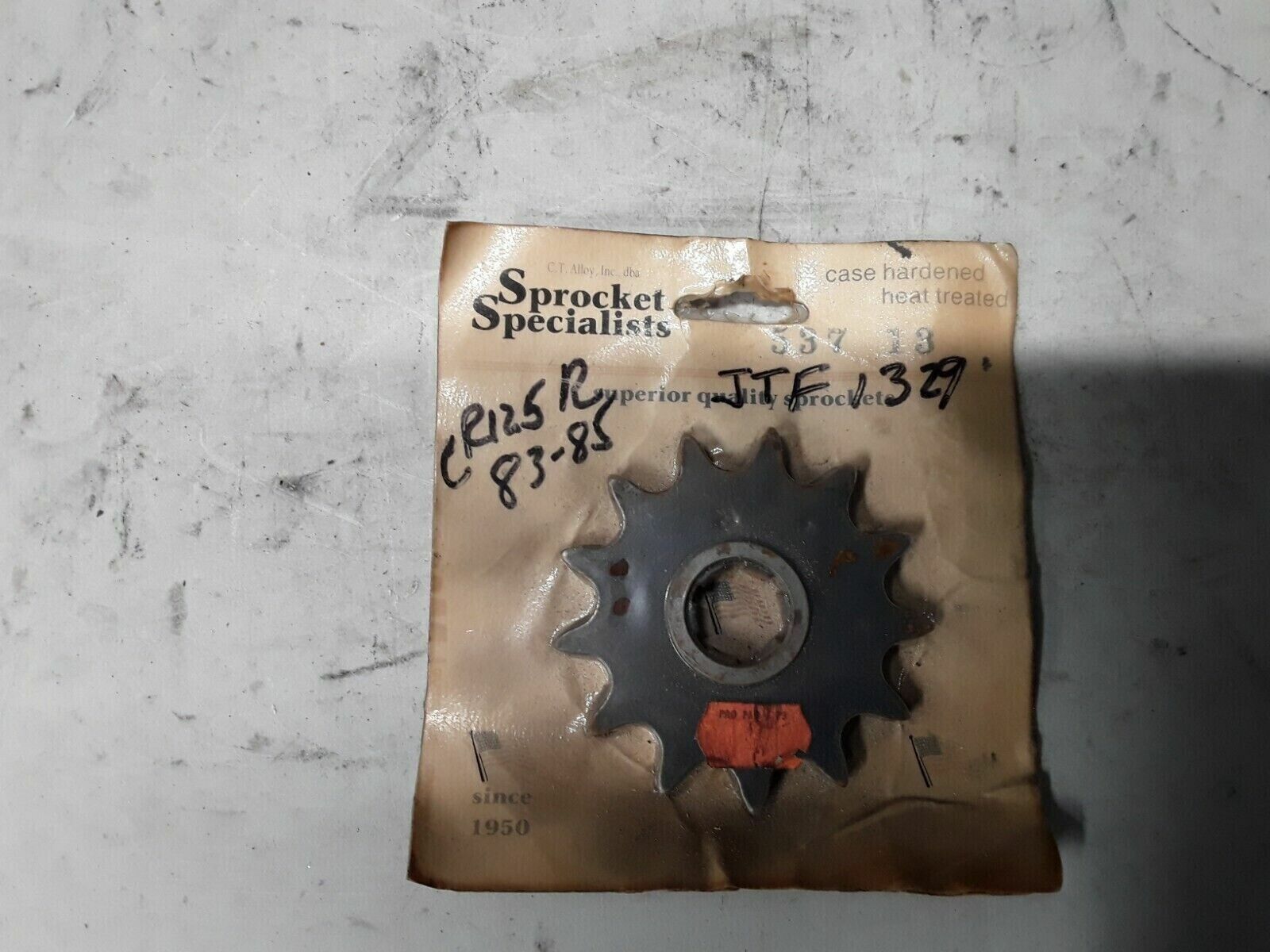 SPROCKET SPECIALISTS FRONT SPROCKET CR125 1983-85 13T 537-13