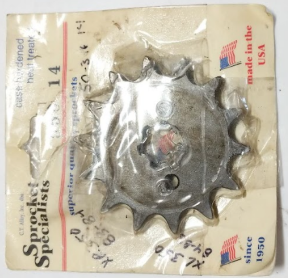 SPROCKET SPECIALISTS FRONT STEEL SPROCKET XR350 1983-84 XL350 1984-85 (558-14)