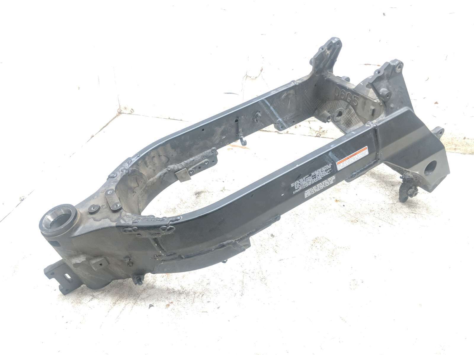 07 Suzuki V Strom DL650 Main Frame Chassis STRAIGHT SLVG