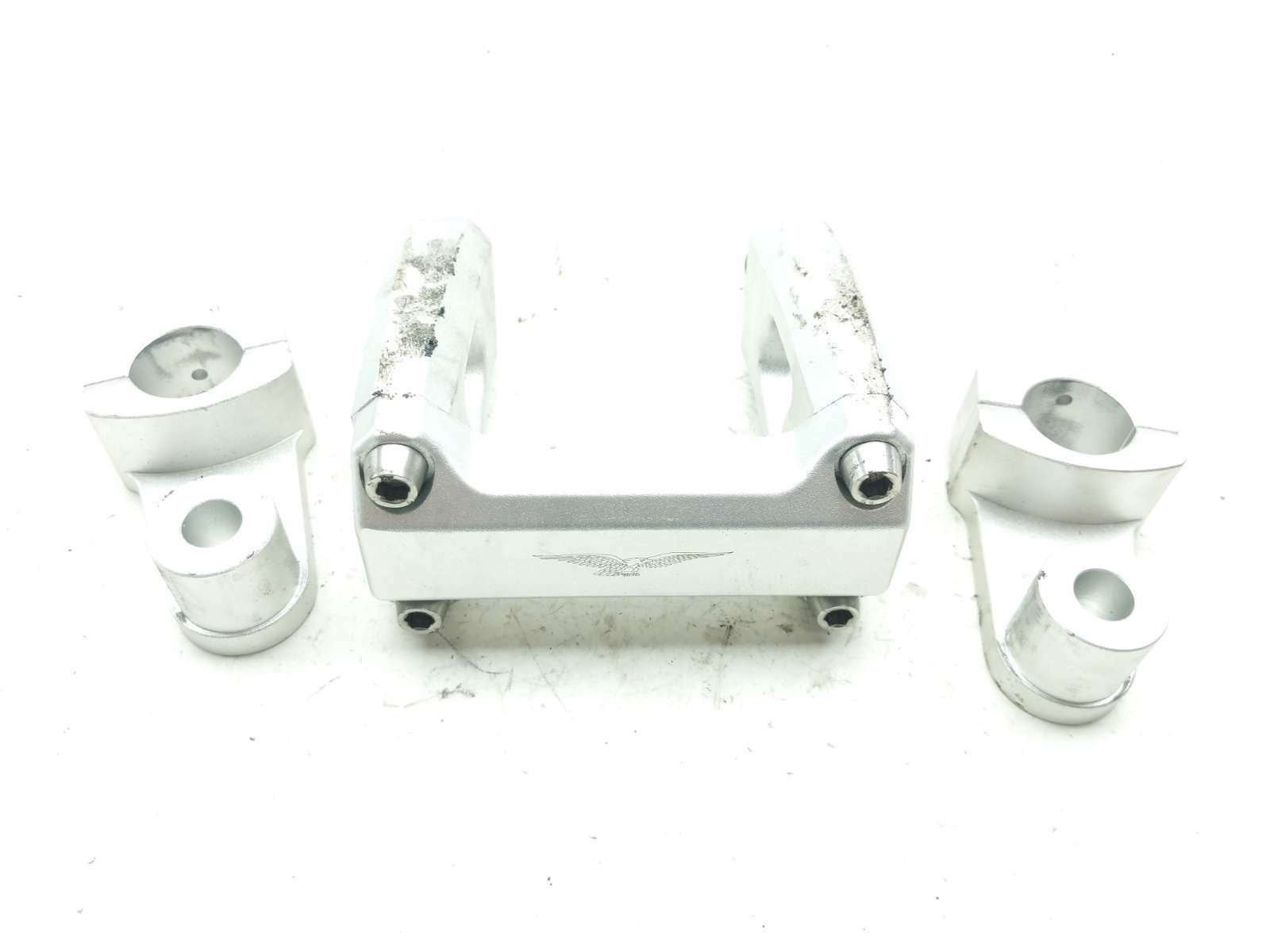 09 Moto Guzzi Stelvio 1200 Top Clamp Handlebar Risers 978821 - Sun