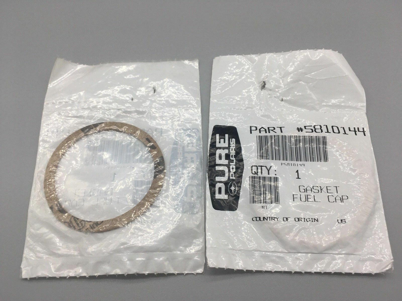 POLARIS NOS PURE OEM GAS CAP GASKETS 5810144 QTY-2