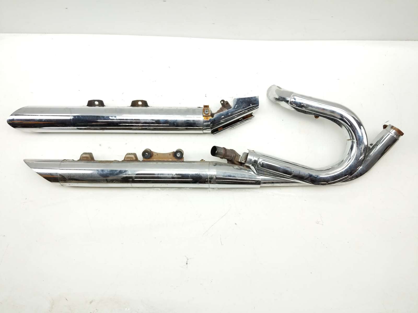 09 Suzuki VZ1500 Boulevard 1500 Full Exhaust Pipe Muffler Head Headers