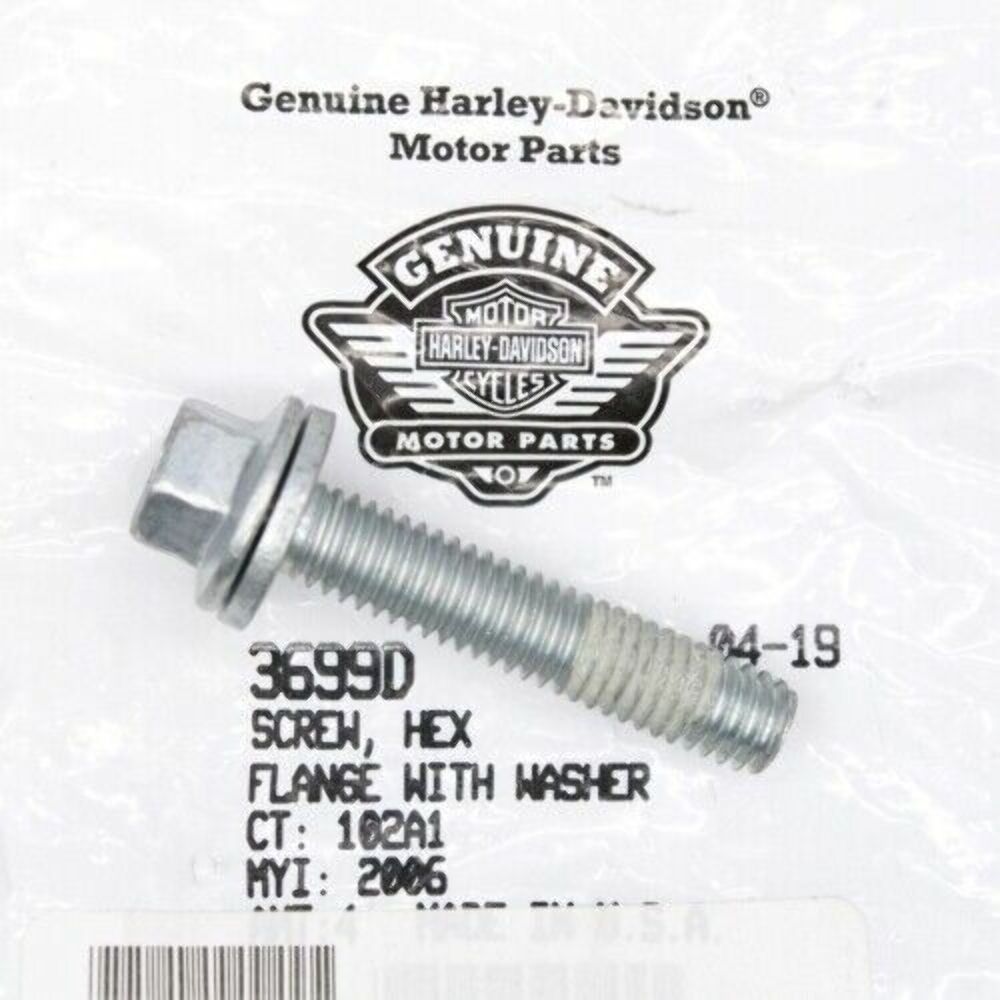 QTY 7 | 1984-2024 HARLEY DAVIDSON Hex Flange Head W/Washer Screw